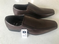 Dunnes Brown Rich Leather Slip