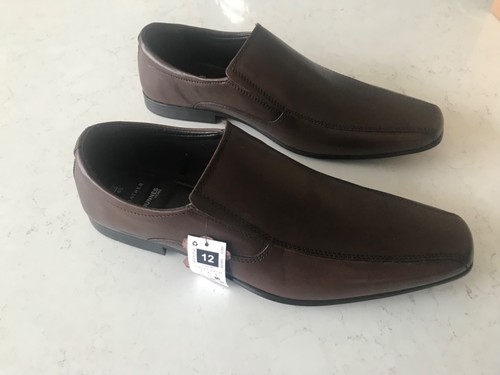Dunnes leather brown slip - leather,