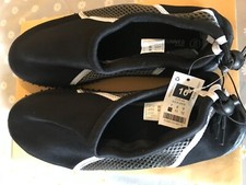 Men's black aqua shoes UK Size