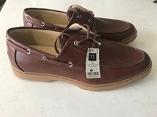 Dunnes Brown Tan Lace up Deck